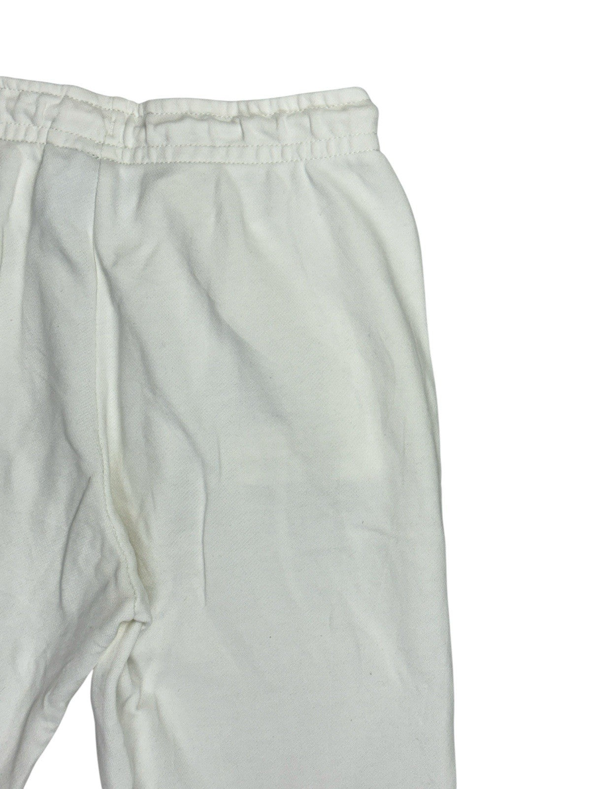 Nike White Cotton Blend Jogger Track Bottoms XS