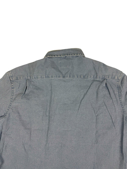 Wrangler Flex Comfort Blue Denim Western Shirt Large