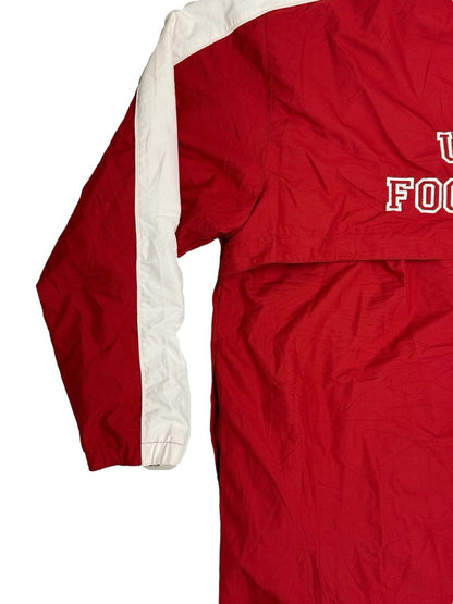 Nike Utah Utes Red Zip Long Parka Jacket 2XL