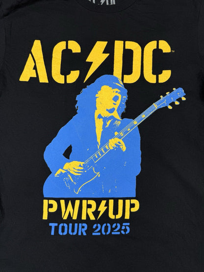 AC/DC Black PWR/UP 2025 Tour Top Edinburgh Medium
