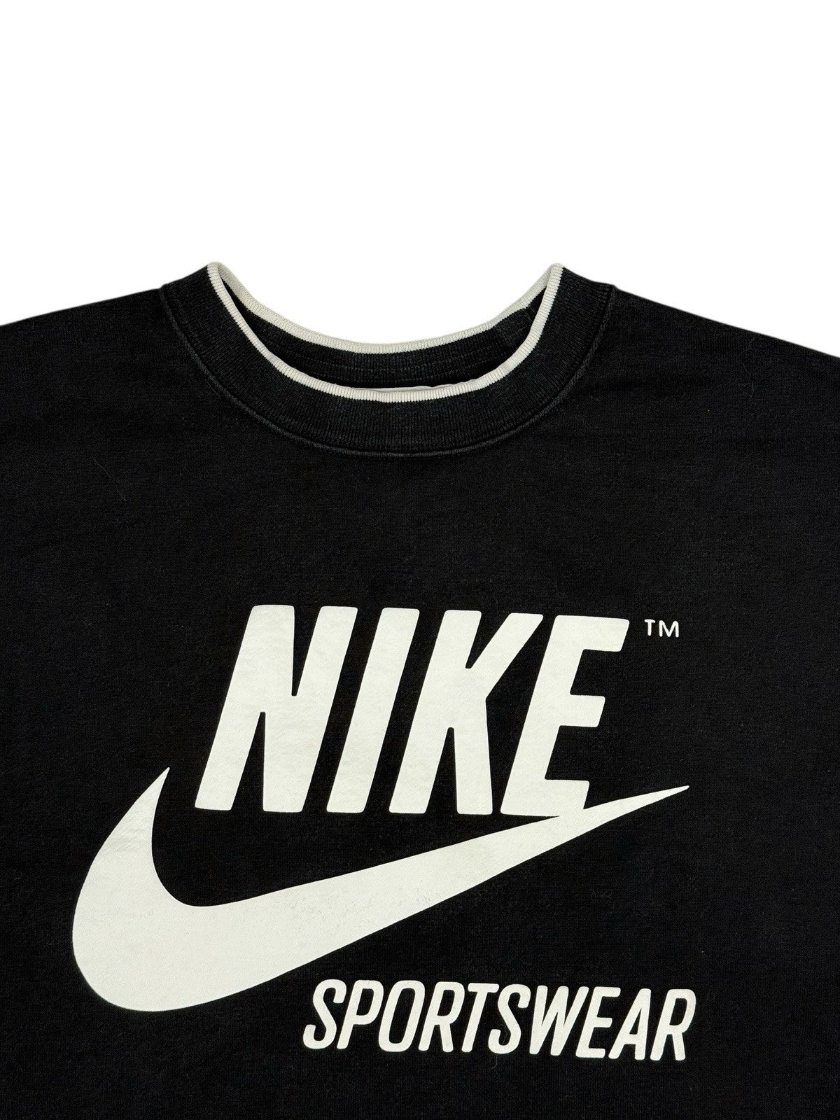Nike Archive Black Printed Retro Jumper XS