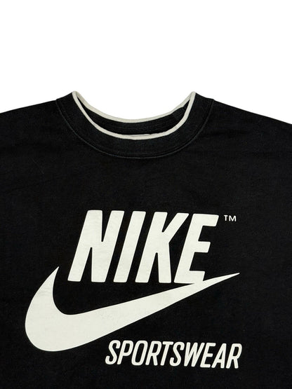 Nike Archive Black Printed Retro Jumper XS