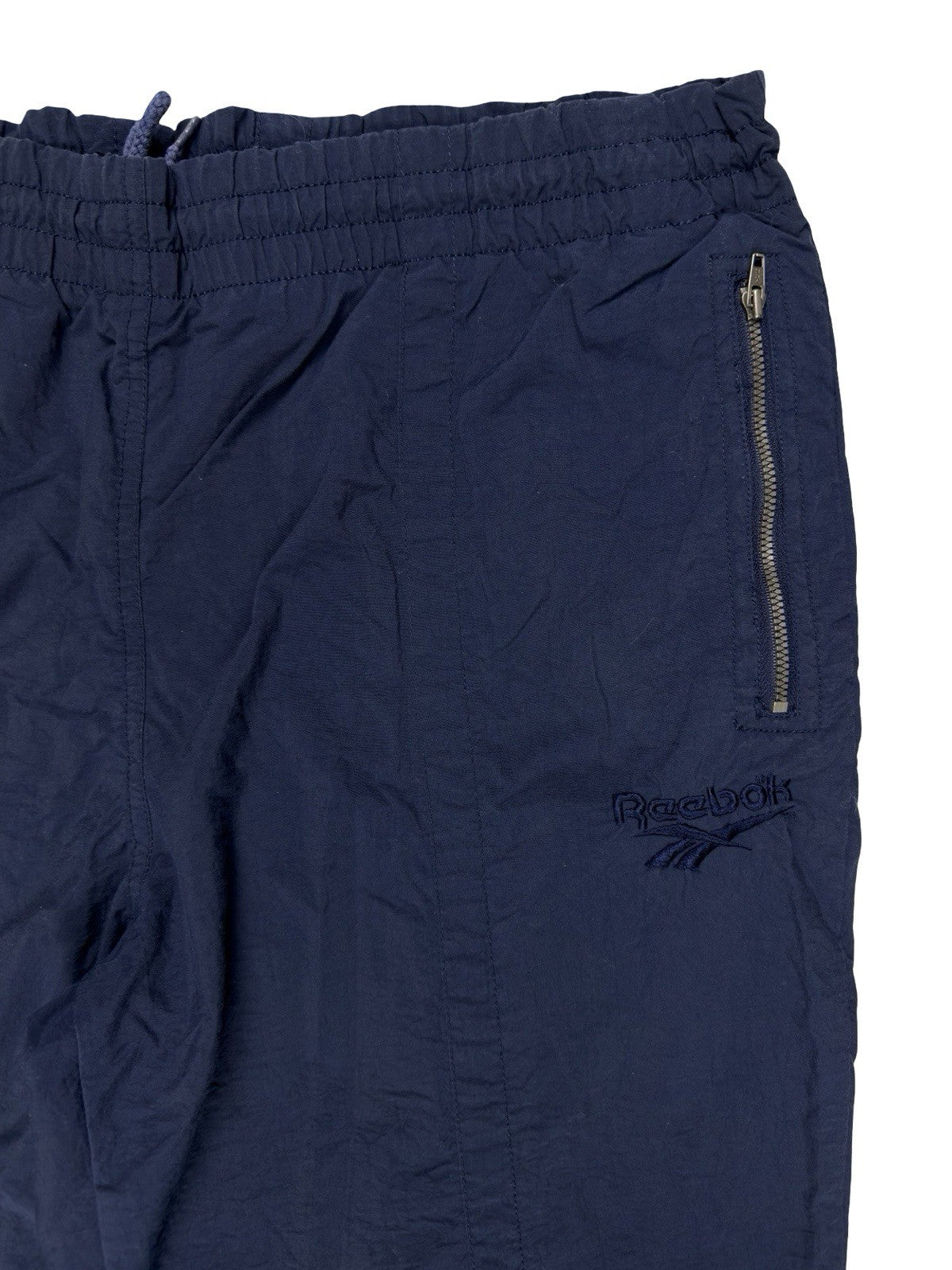 Reebok Vintage Lined Blue Tracksuit Bottoms Trousers XL