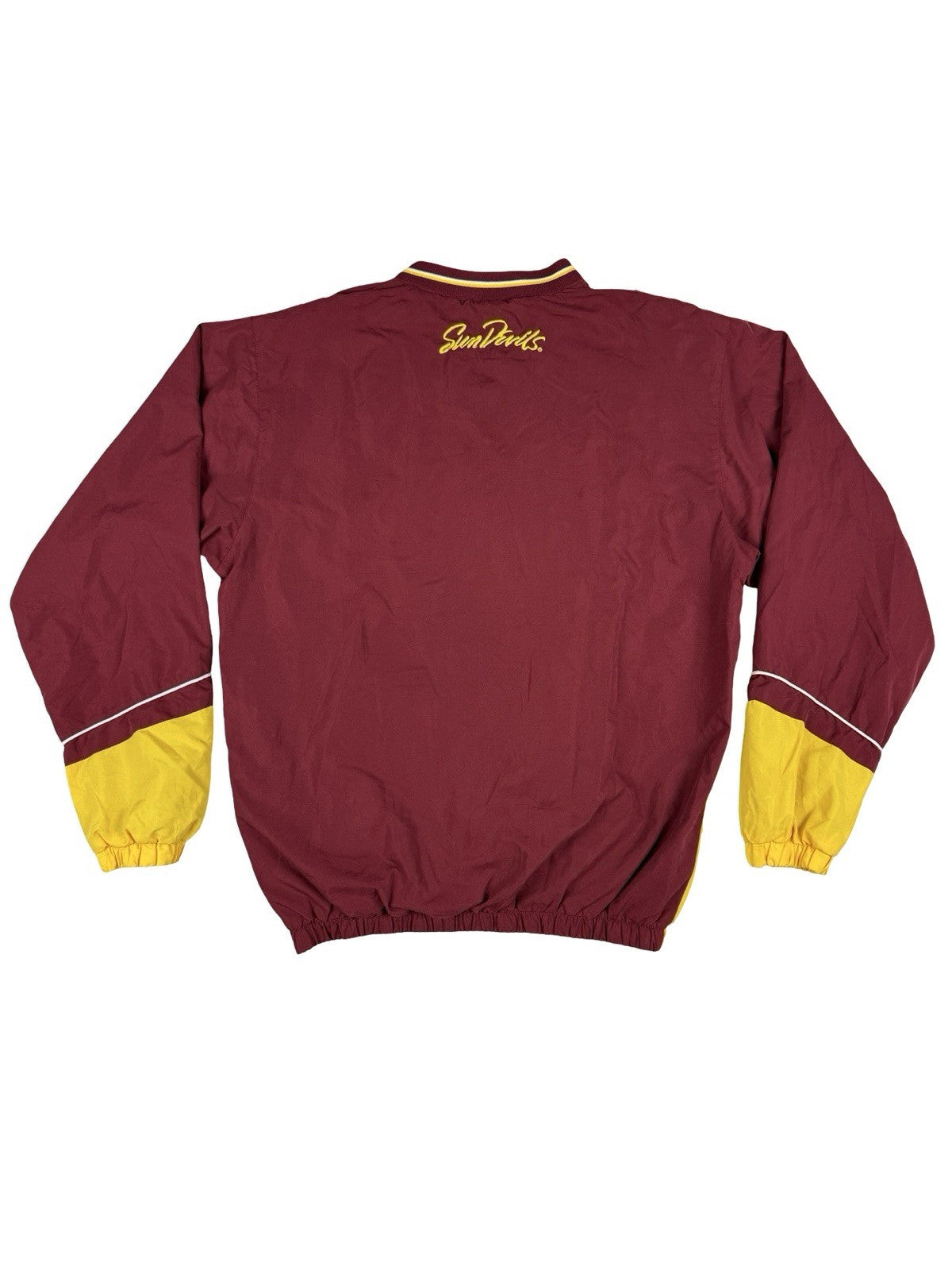 Arizona State University Maroon ASU Sun Devils Pullover Jumper Windbreaker Small