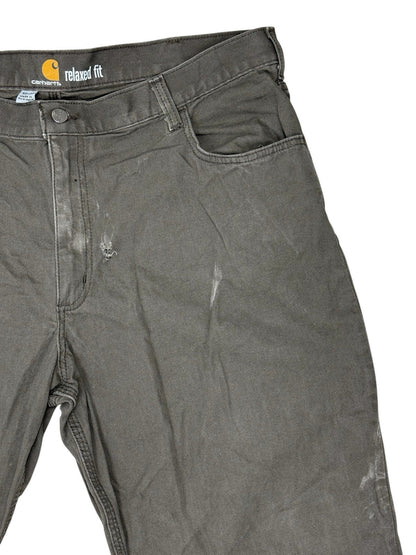 Carhartt Brown Relaxed Fit Workwear Jeans 40W 30L