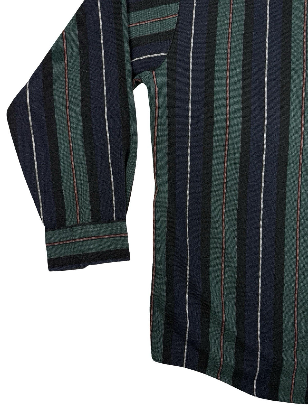 Northwest Territory Vintage 90s Multi Striped Button Closure Shirt Large