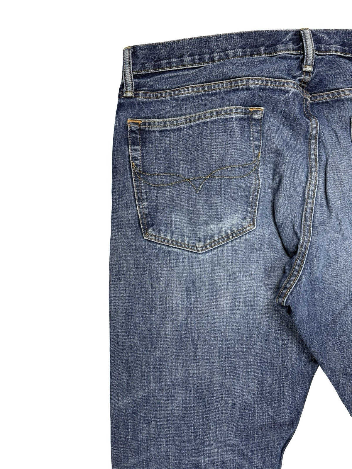 Polo Ralph Lauren Blue Hampton Relaxed Straight Denim Jeans 36W 32L