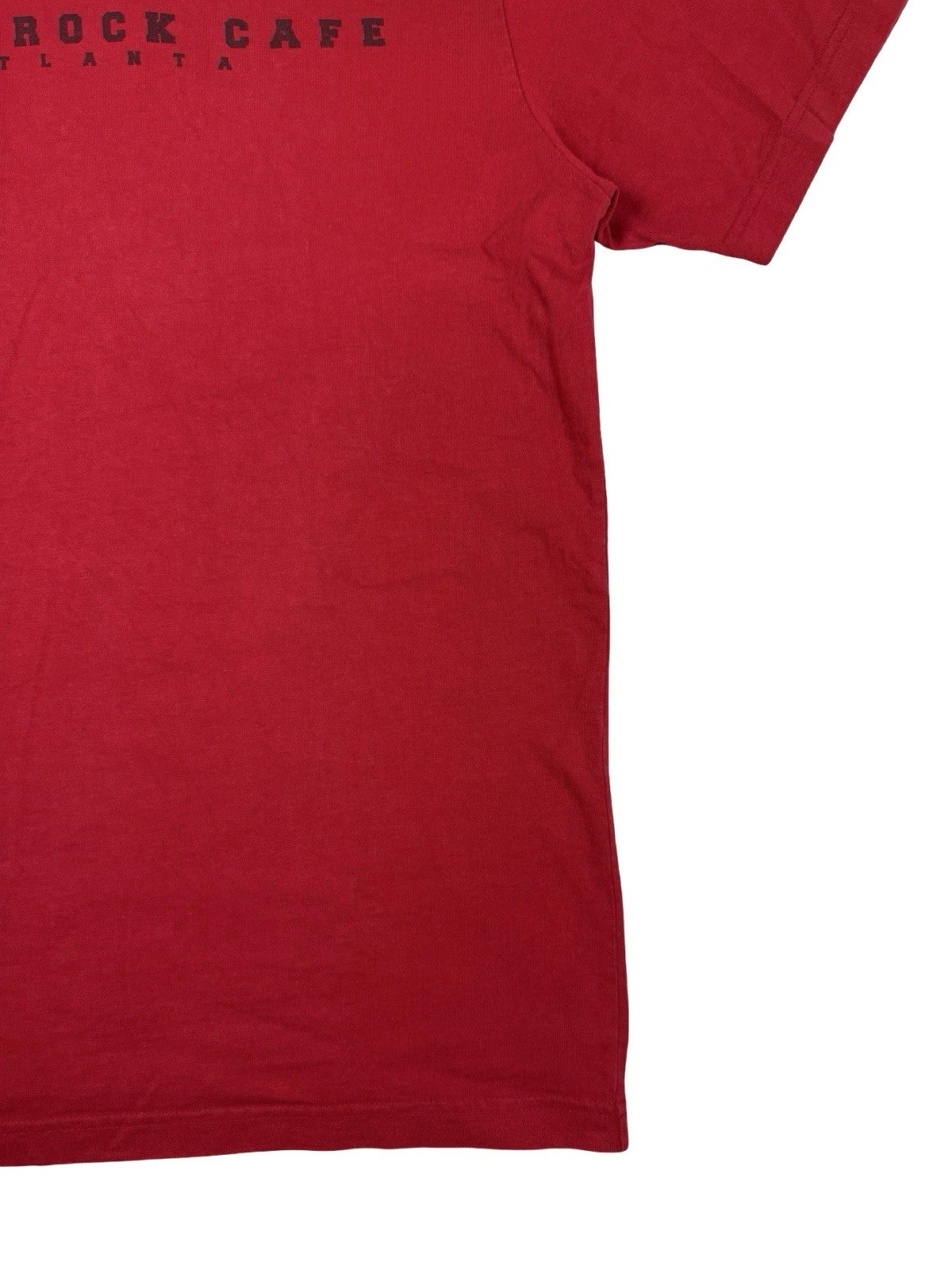 Hard Rock Cafe Red Atlanta V-Neck Top Medium