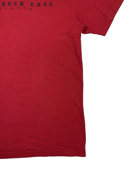 Hard Rock Cafe Red Atlanta V-Neck Top Medium