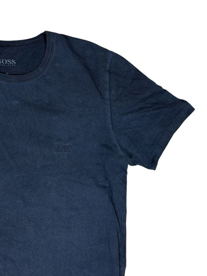 Hugo Boss Blue Cotton Top Medium