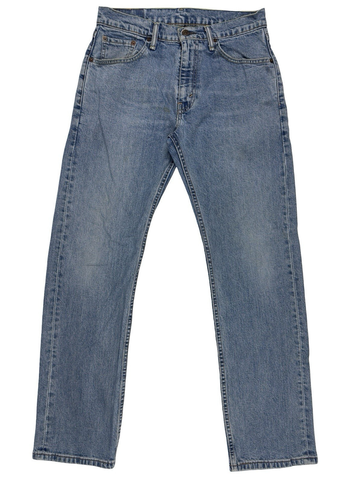 Levi's 505 Blue Regular Straight Leg Denim Jeans 29W 30L