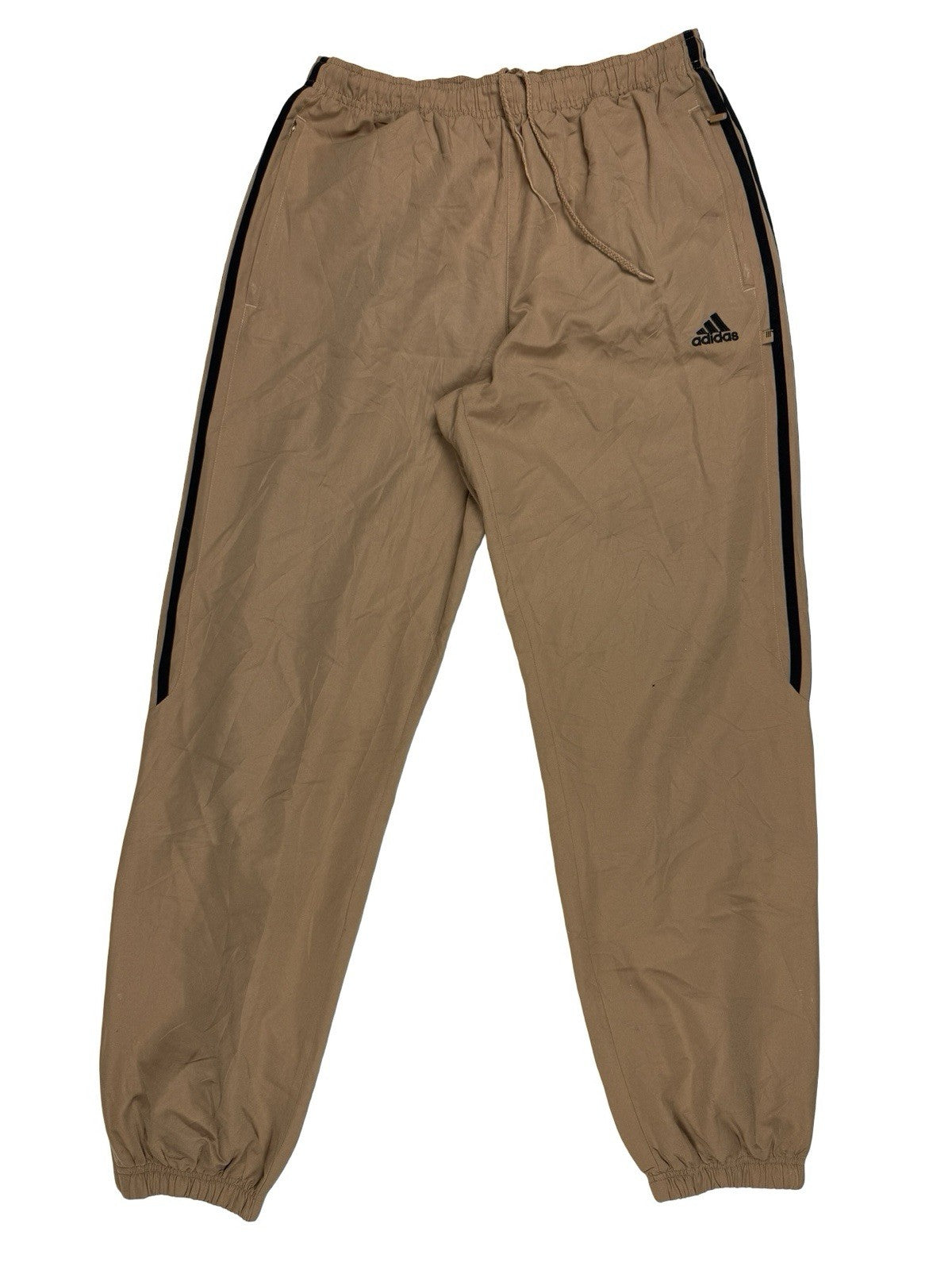 Adidas Retro Beige Lined Track Pant Trousers Medium (34W)