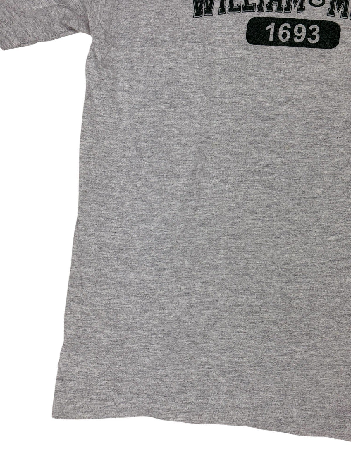 William and Mary College Retro Grey Printed American University Top Medium