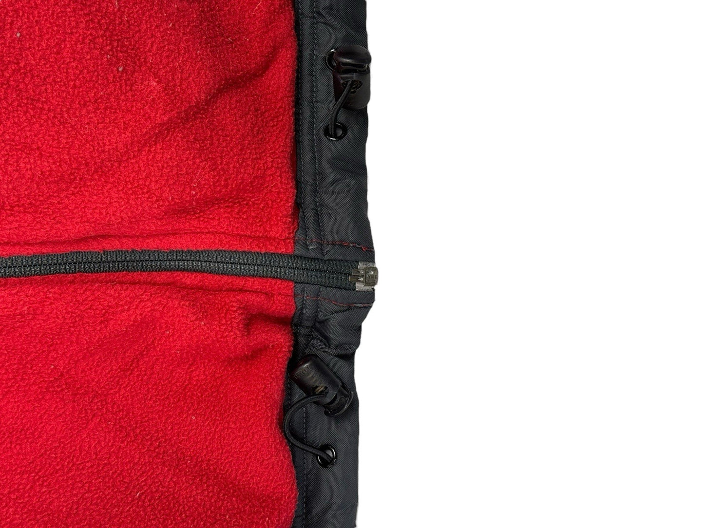 Nike Grey and Red Reversible Heavyweight Fleece Lined Jacket Large