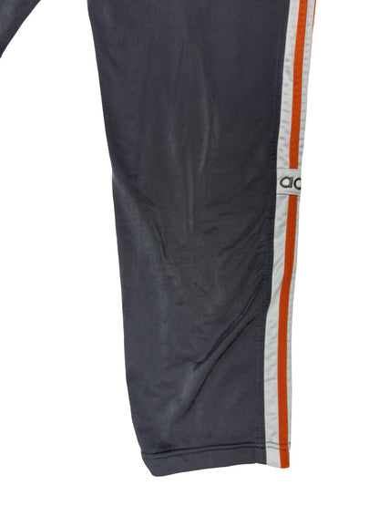 Adidas Vintage Y2K Grey Popper Adibreak Jogger Tracksuit Bottoms Medium