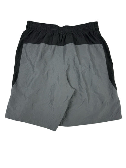 Nike Grey Mesh Web Lined Swim Trunk Shorts Medium