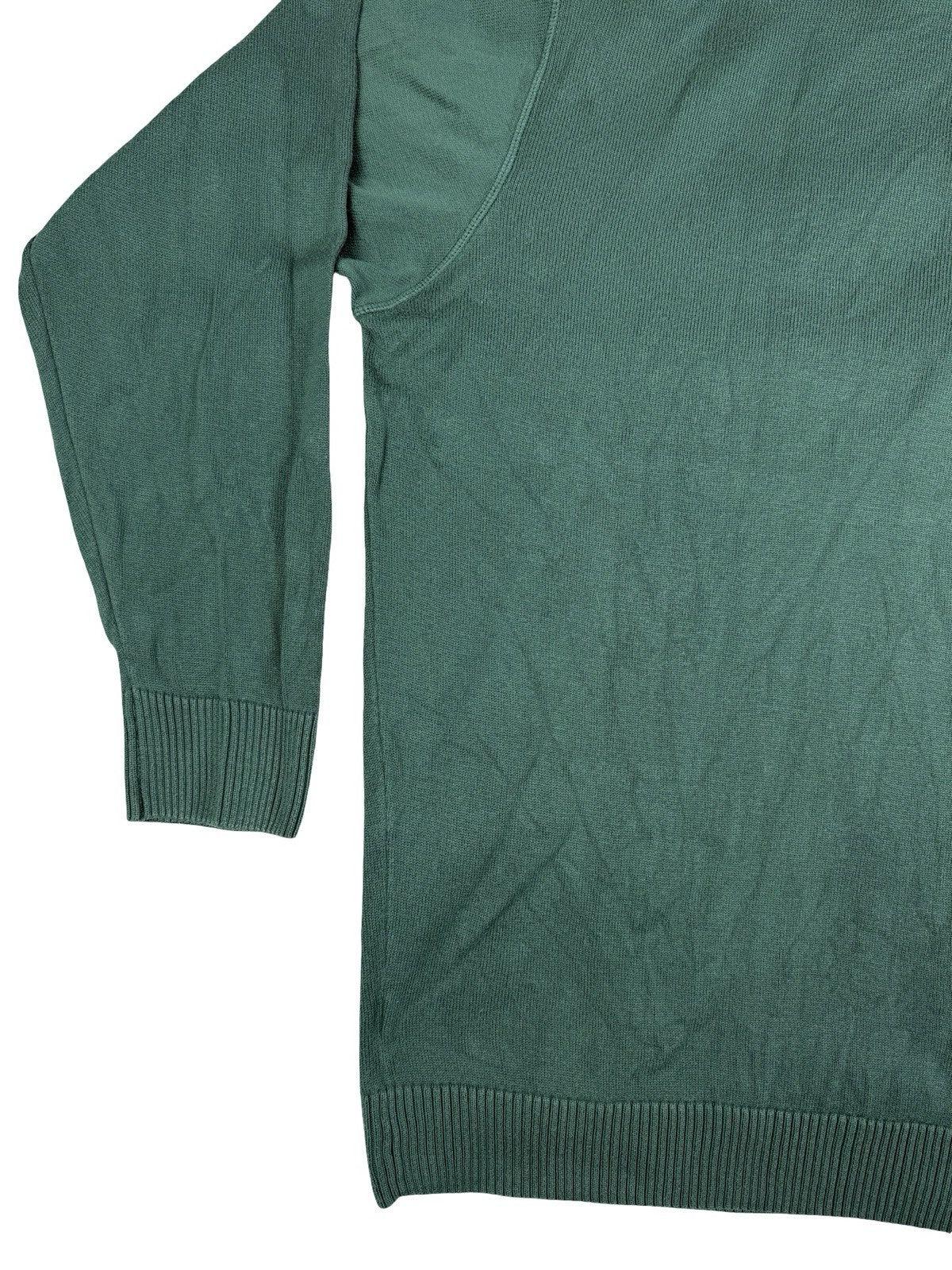Lacoste Green 1/4 Zip Pullover Jumper Sweater 2XL