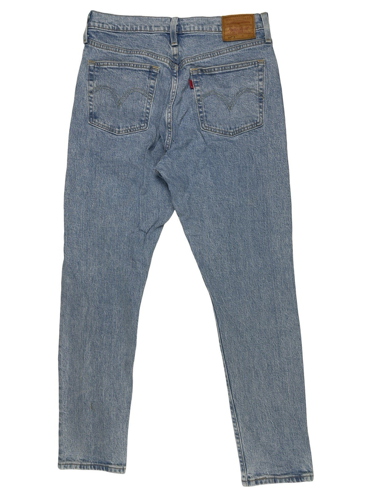 Levi's 501 Women's Skinny Taper Fit Blue Denim Jeans 28W 28L