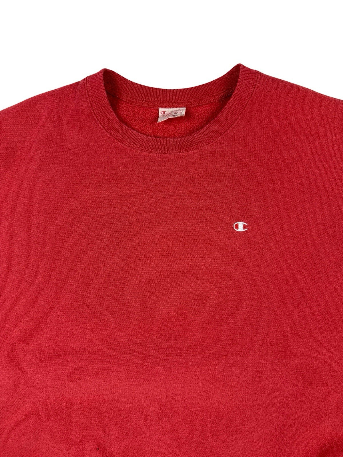 Champion Vintage Orange Reverse Weave Warm Up Jumper Large