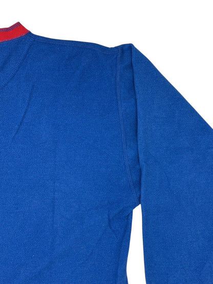 St Louis Blues Vintage NHL Pro Edge Henley Jumper Large