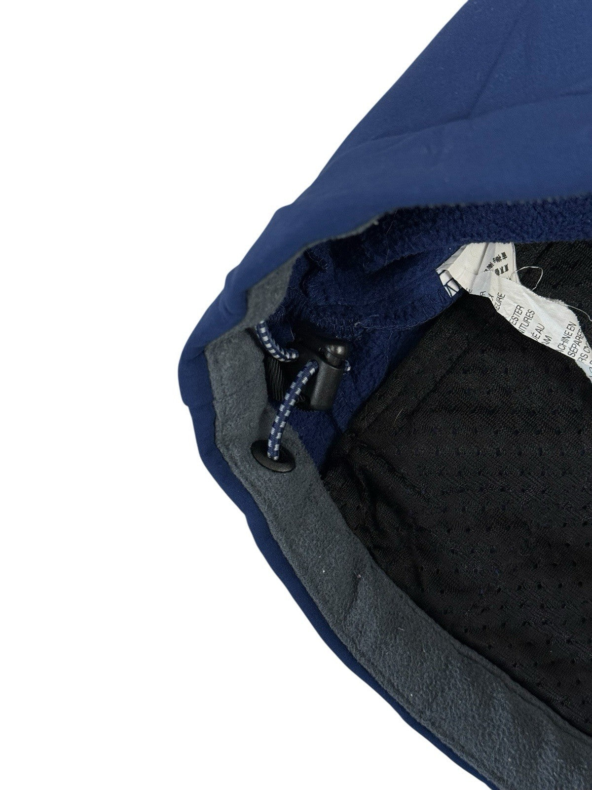 LL Bean Blue Softshell Fleece Jacket Medium