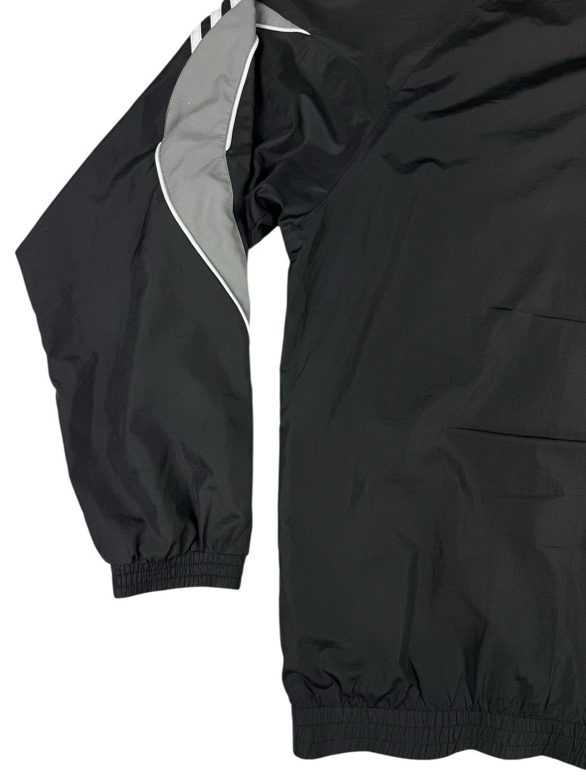 Adidas Retro Black Y2K Zip Track Jacket Large 42/44