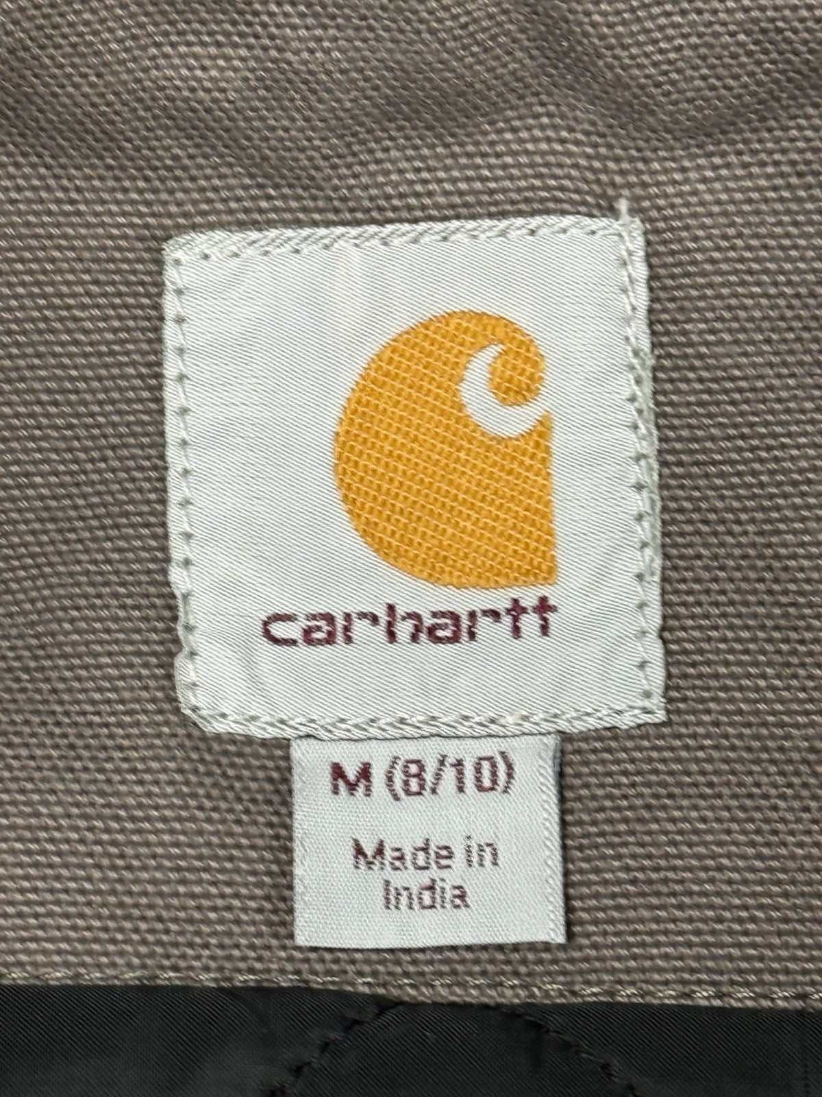 Carhartt Women's Washed Duck Hooded Insulated Gilet Vest Medium (Size 8/10)