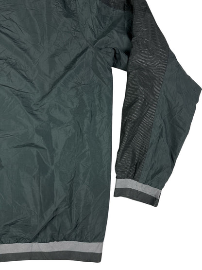 Adidas Retro Grey 1/4 Zip Japanese Football Track Top Small