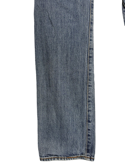 Levi's 501 Blue Straight Leg Denim Jeans 30W 34L