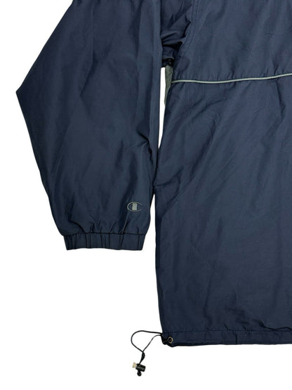 Champion Blue Retro Zip Polyester Jacket 2XL