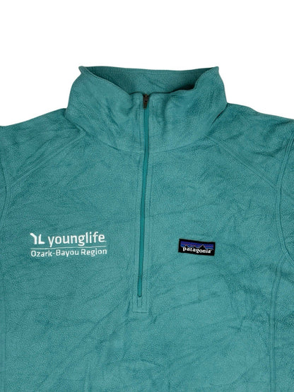 Patagonia Blue Half Zip Micro Fleece Medium