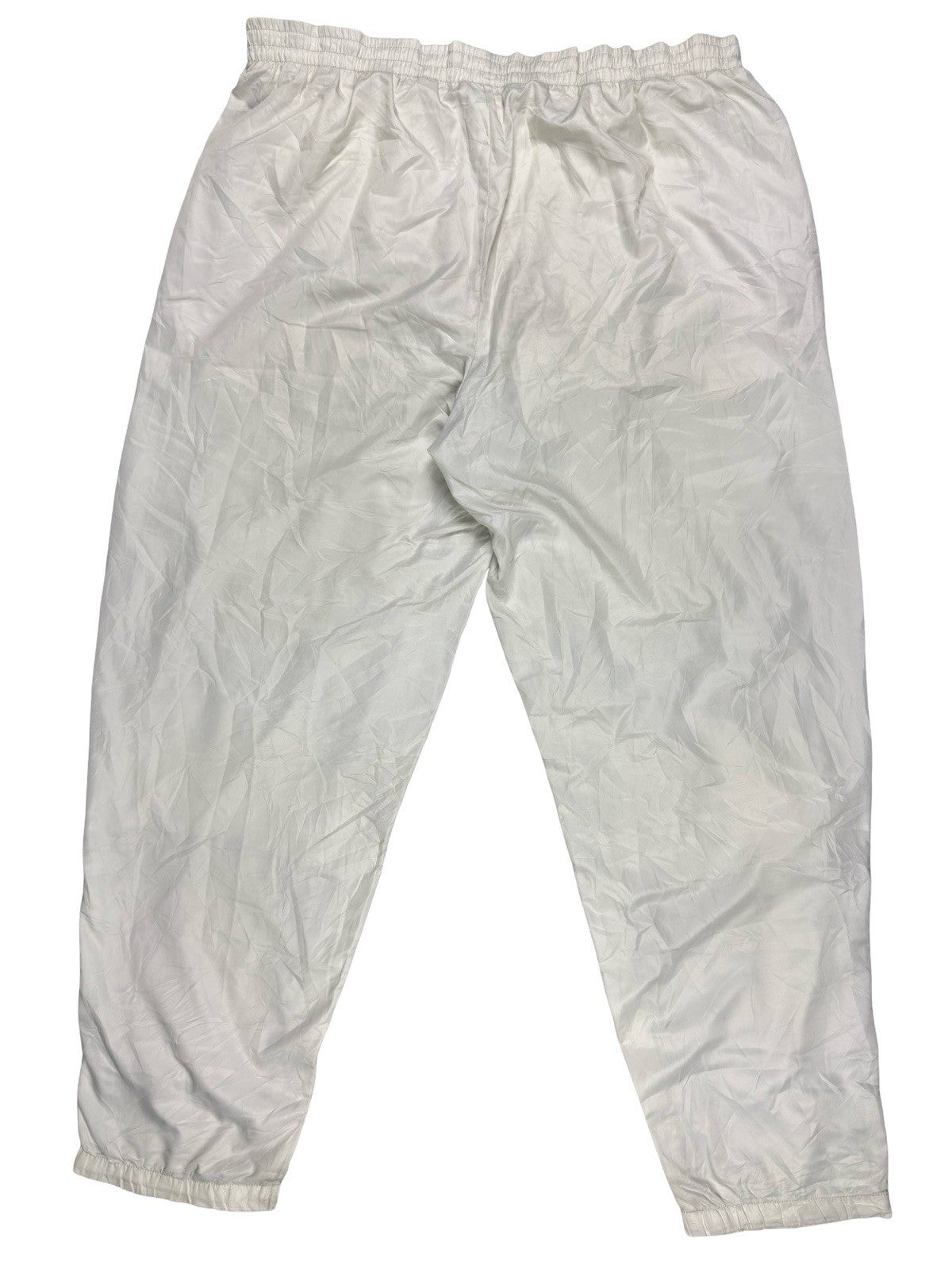 Nike Vintage 90s White Lined Tracksuit Bottom Trousers XL