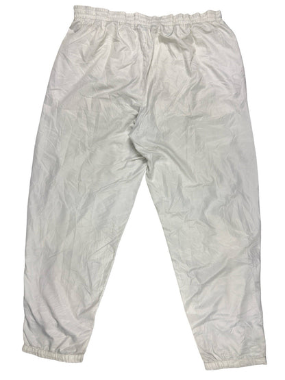 Nike Vintage 90s White Lined Tracksuit Bottom Trousers XL
