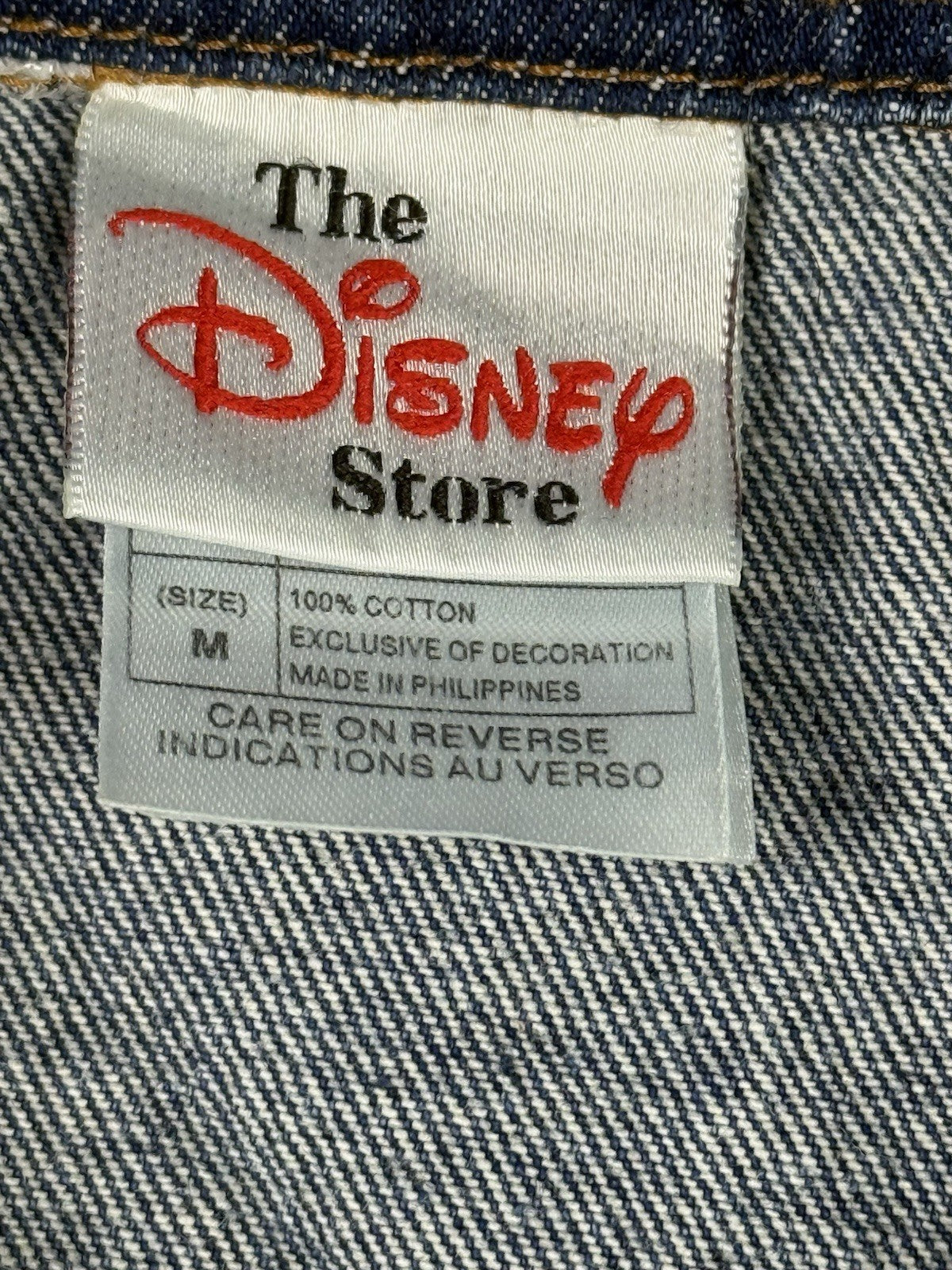 Vintage Disney Blue Denim Millenium Jacket 2000 Medium
