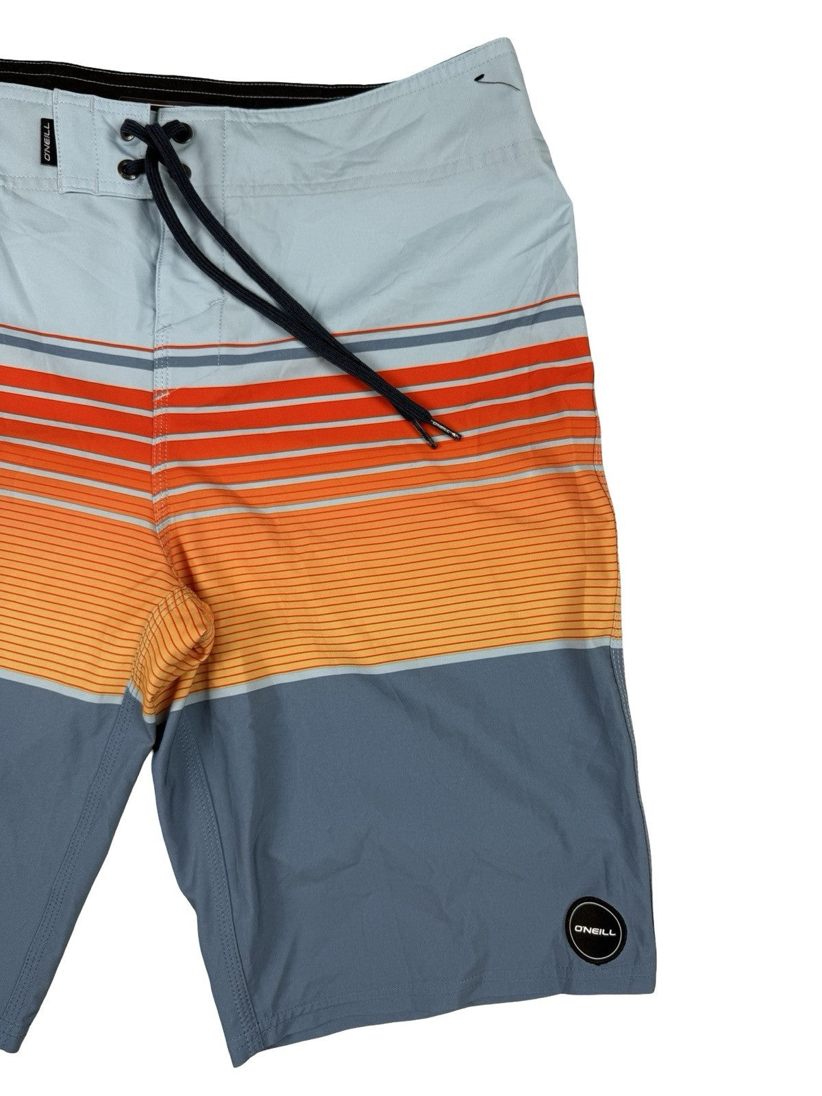O'Neill Blue Striped Swim Trunk Board Shorts 30W