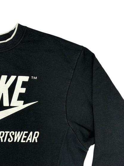 Nike Archive Black Printed Retro Jumper XS