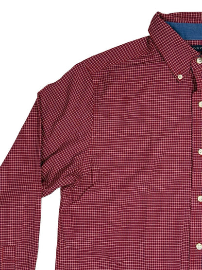 Chaps Red Check Collared Shirt Medium