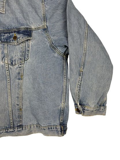 Faded Glory Retro Blue Denim Jacket 2XL
