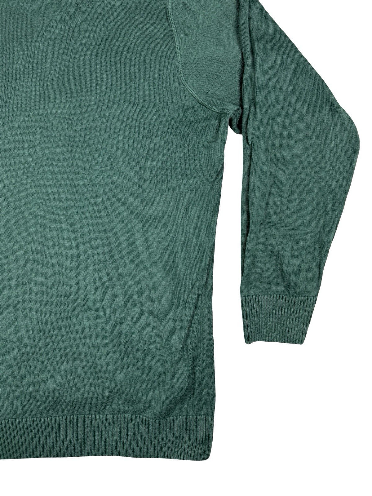 Lacoste Green 1/4 Zip Pullover Jumper Sweater 2XL