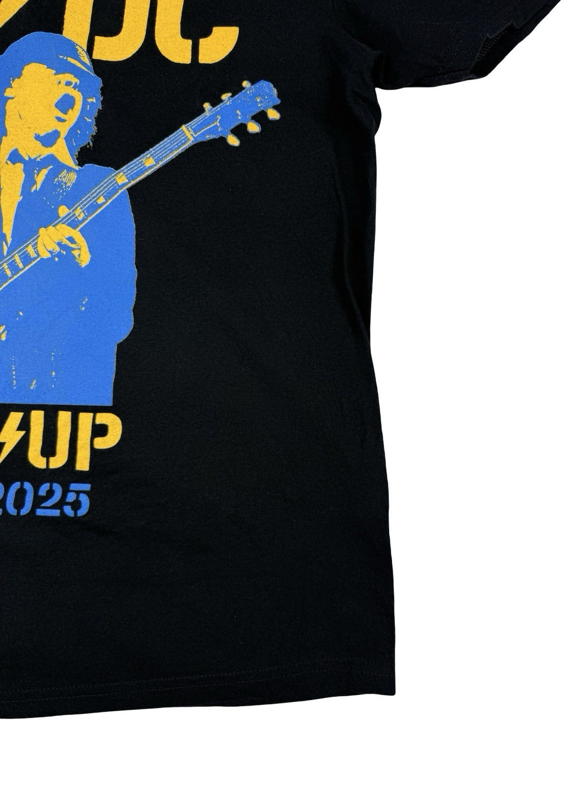 AC/DC Black PWR/UP 2025 Tour Top Edinburgh Medium