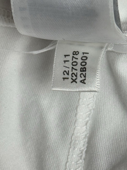 Adidas White Climalite Tracksuit Bottom Joggers Small (Size 8/10) WOMENS