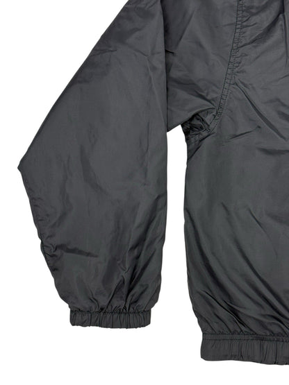Nike Vintage Black Nylon Coaches Windbreaker Jacket Size 12-14 (Large)
