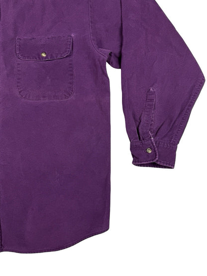 Vintage Rio Bravo Purple Cotton Button Up Heavyweight Shirt Large