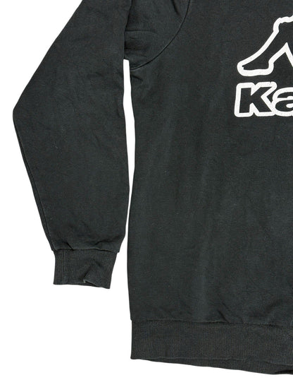 Kappa Black Big Logo Hoodie Medium