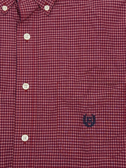 Chaps Red Check Collared Shirt Medium
