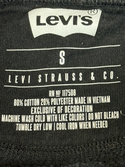 Levi's Black Batwing Patch Jumper Large