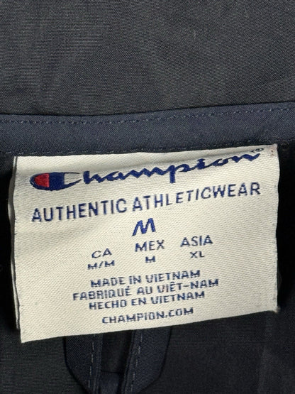 Champion Blue E&H Wasps College Hooded Zip Track Jacket Medium