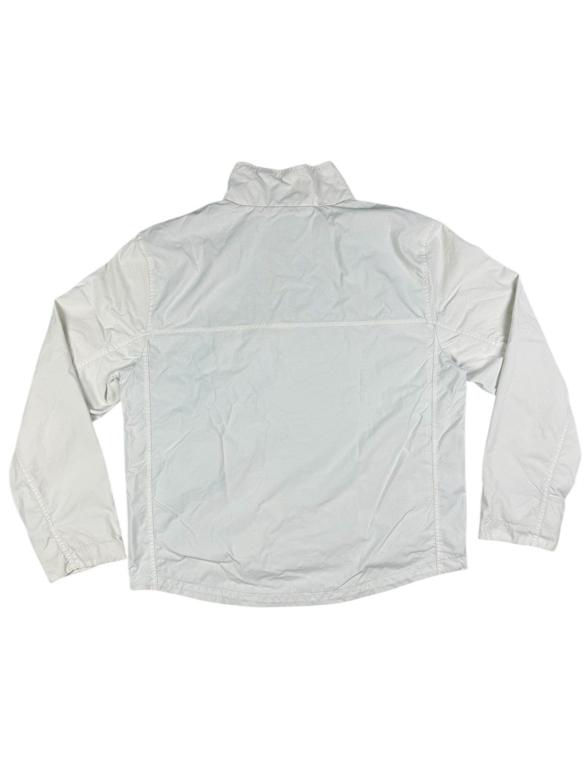 Tommy Hilfiger Retro Off White Lined Nylon Zip Jacket 2XL
