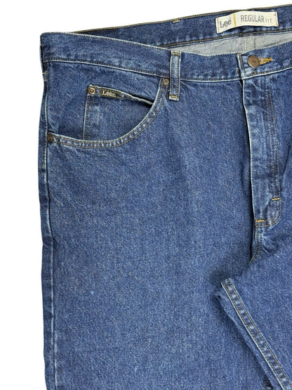 Lee Blue Cotton Denim Jeans 42W 25L