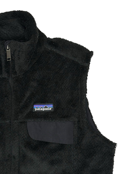Patagonia Black Micro Pile Retool Fleece Gillet Bodywarmer Medium